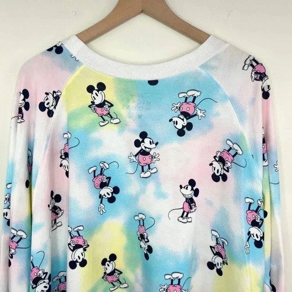 DISNEY Sweatshirt Mickey Mouse Scoop Neck Sweatshirt Plus 3X Disney Shirt 22/24 - Picture 4 of 7